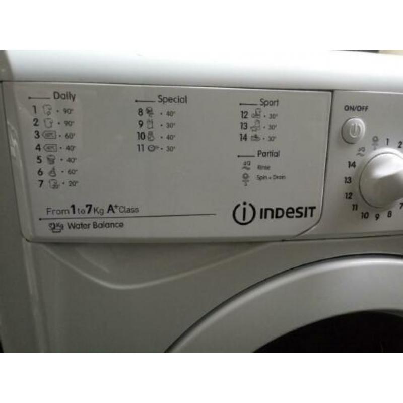Indesit 7KG. A+klasse in goede staat!