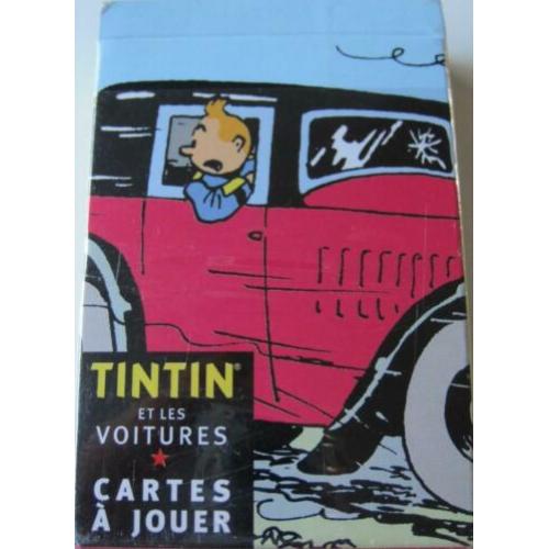 speelkaarten - kaartspel van Kuifje - TinTin - Franse versie