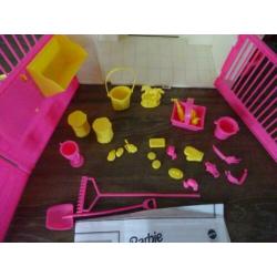 Barbie-Voederstal / Feeding Fun Stable-1996- compl + doos