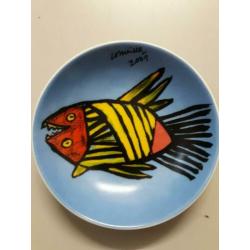 CORNEILLE SCHAALTJES, KERAMIEK, diameter 12 cm.
