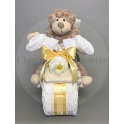 Gratis verzending Luiertaart Motor luiermotor Aap Bruin