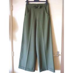 Banned dancing days high waist wijde pijpen broek S M