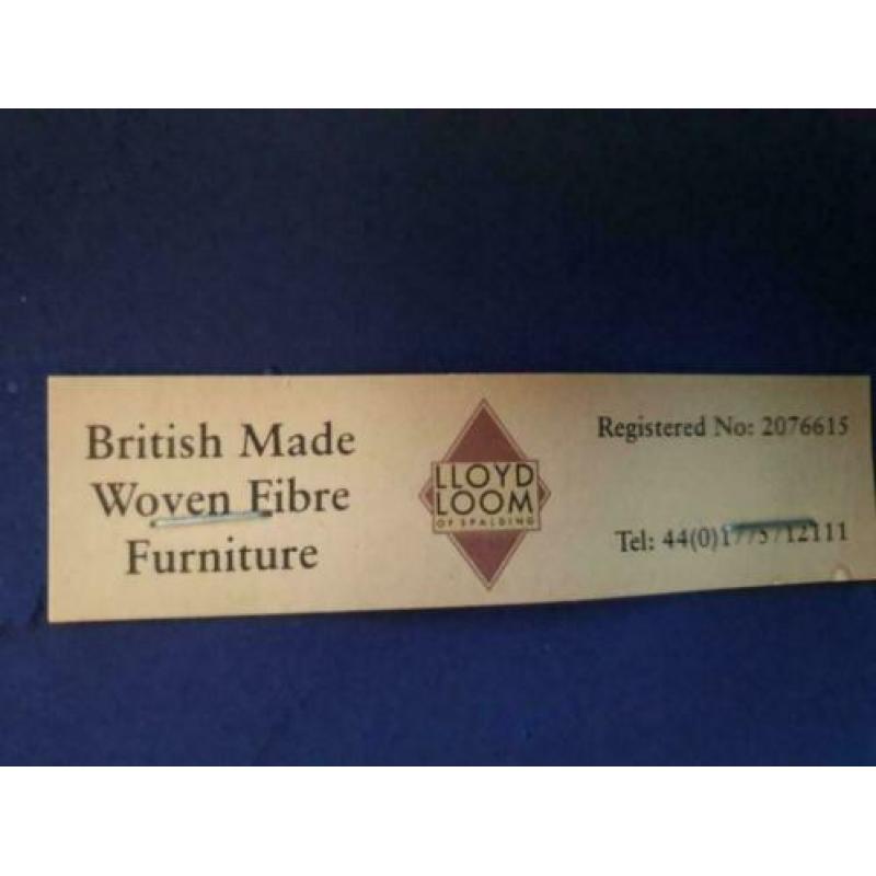 Lloyd loom orgineel 4 stuks