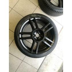 originele cupra r 1m velgen 18 inch 5x100 met zomerbanden