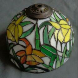 TIFFANY STIJL GLAS IN LOOD lampenkap O18,5xH13cm lamp shade