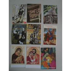 Nieuwe Religieuze Kerstkaarten 55 stuks