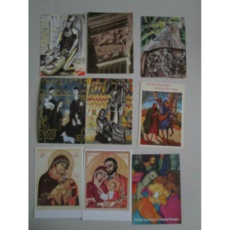 Nieuwe Religieuze Kerstkaarten 55 stuks