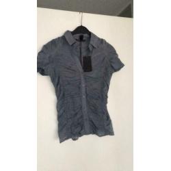 Mango blouse blauw nieuw maat small