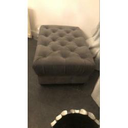 Hocker antraciet