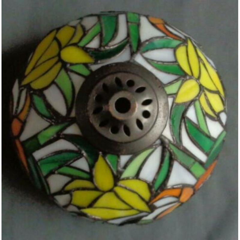 TIFFANY STIJL GLAS IN LOOD lampenkap O18,5xH13cm lamp shade