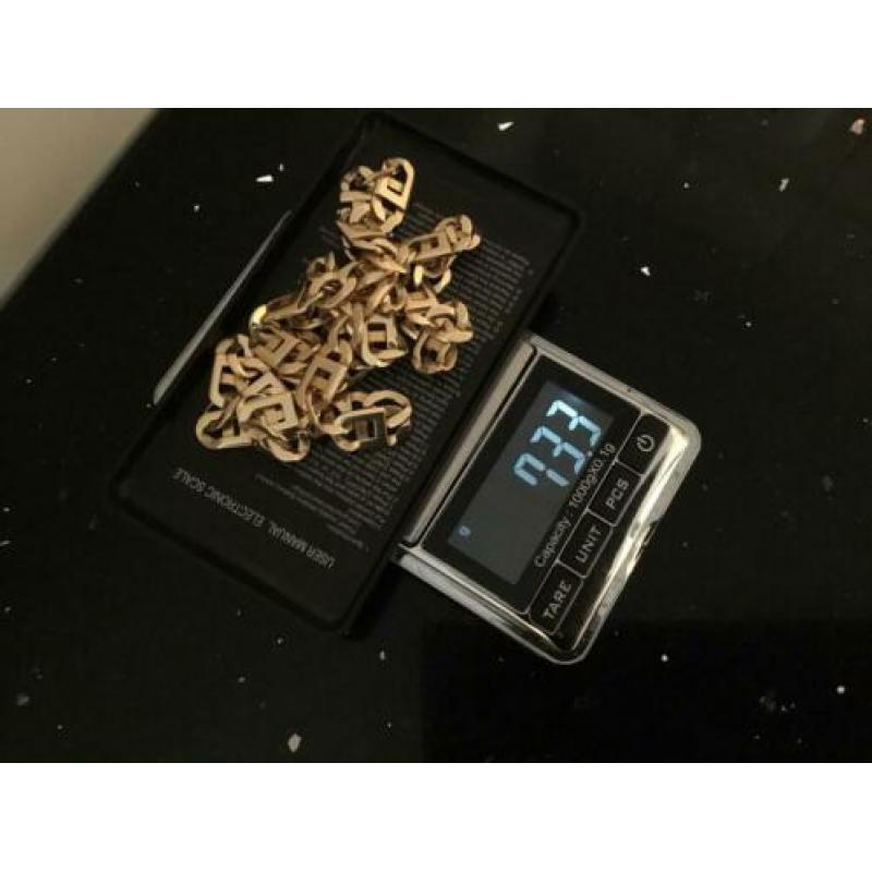 14 karaat gouden ketting rolex koningsketting 73,3 gram zgan