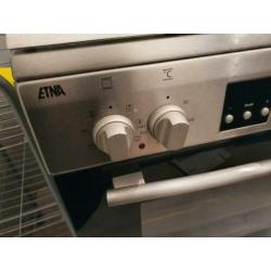 Etna gasfornuis met glasplaat en wokbrander
