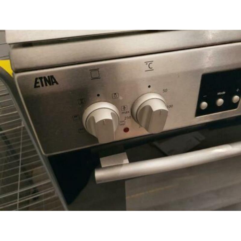 Etna gasfornuis met glasplaat en wokbrander