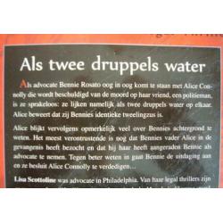 Als twee druppels water Lisa Scottoline