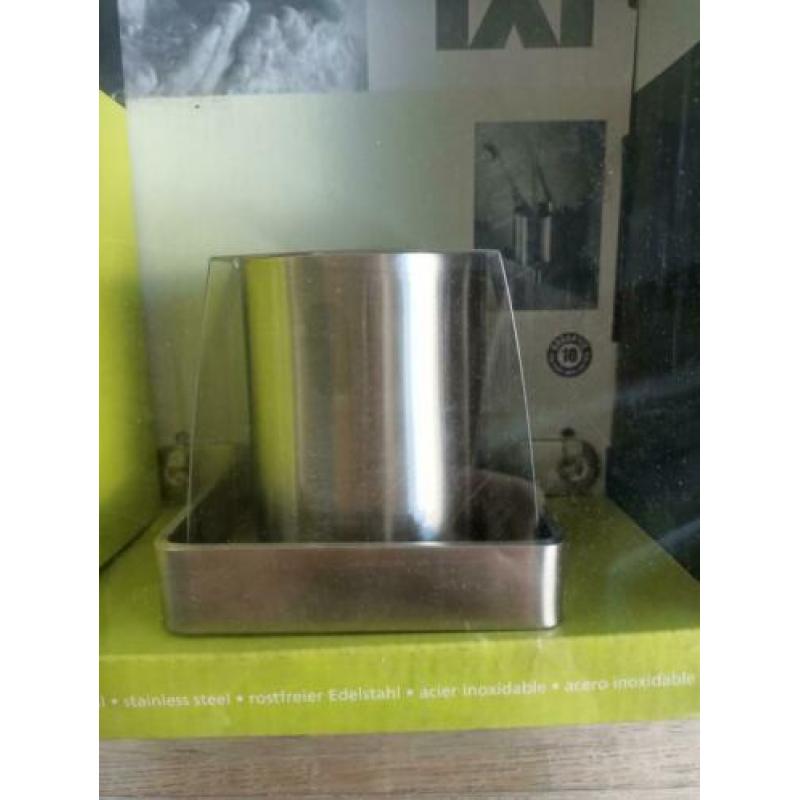 RVS tandenborstel houder #nieuw# merk IXI Haceka