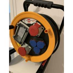 Professionele bouw Kabelhaspel 30 meter