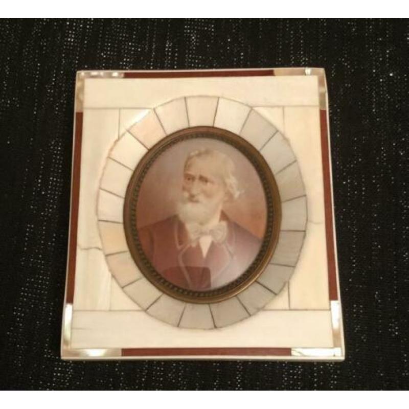 Ivoor schilderijtje ca 1900