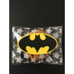 Batmanlogo voor traktatie, versiering of (naam)slinger