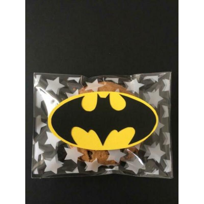 Batmanlogo voor traktatie, versiering of (naam)slinger