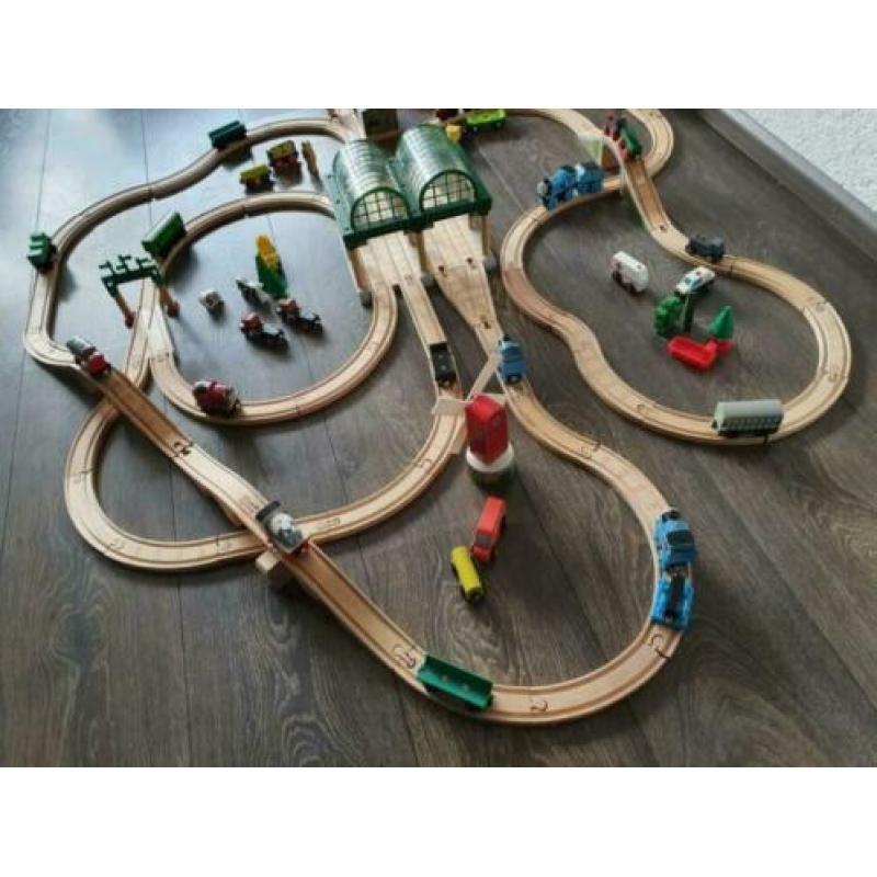 thomas de trein ( Houten ) wood serie set 2