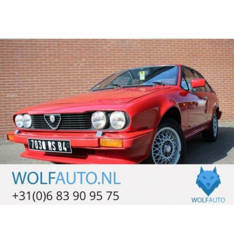 Alfa Romeo Alfetta GTV L 2.0 ORIGINELE ECHTE AUTO!