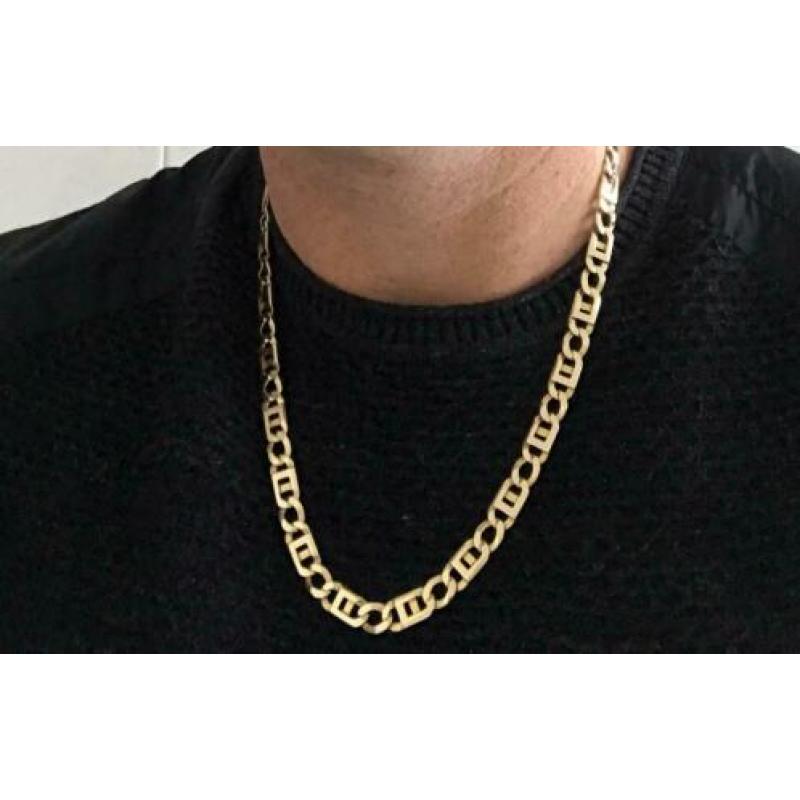 14 karaat gouden ketting rolex koningsketting 73,3 gram zgan