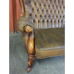 ????Canapé Chesterfield bank style Louis XVl