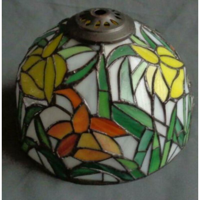 TIFFANY STIJL GLAS IN LOOD lampenkap O18,5xH13cm lamp shade