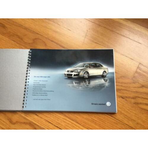 Volkswagen Jetta 2004 luxe Pers Media folder brochure + DVD