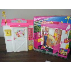 Barbie-Voederstal / Feeding Fun Stable-1996- compl + doos