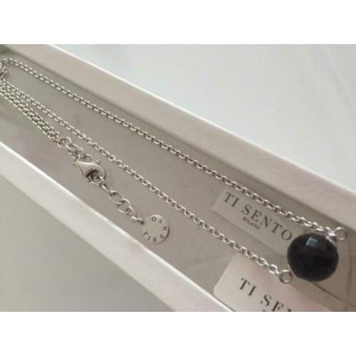 Nieuw mooie elegante zilveren ketting Ti-Sento incl hanger