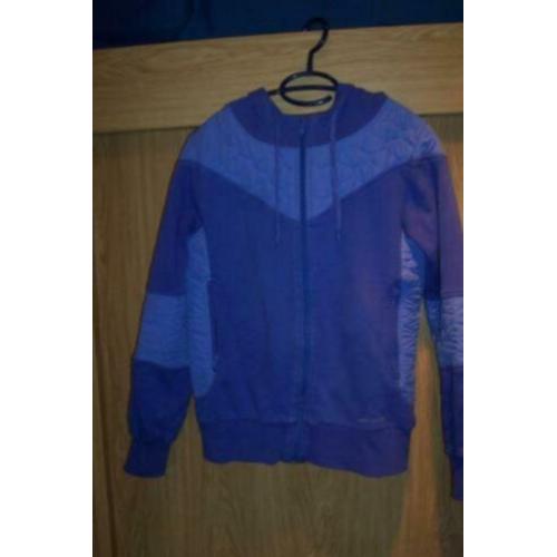Paars sweat sport vest, Maat S
