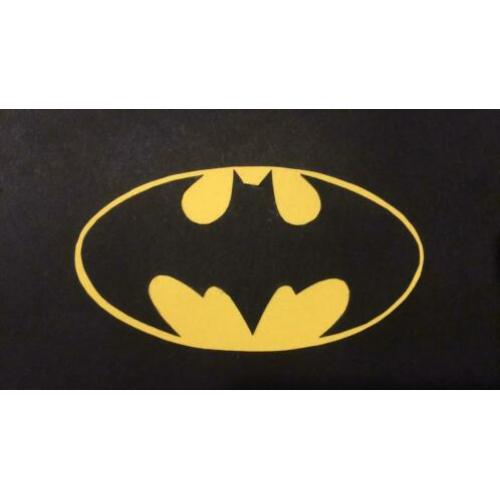 Batmanlogo voor traktatie, versiering of (naam)slinger