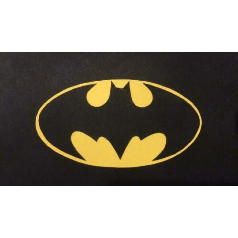 Batmanlogo voor traktatie, versiering of (naam)slinger