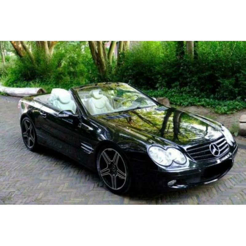 Mercedes SL-Klasse 3.7 Sl350 Roadster AUT 2003 Zwart