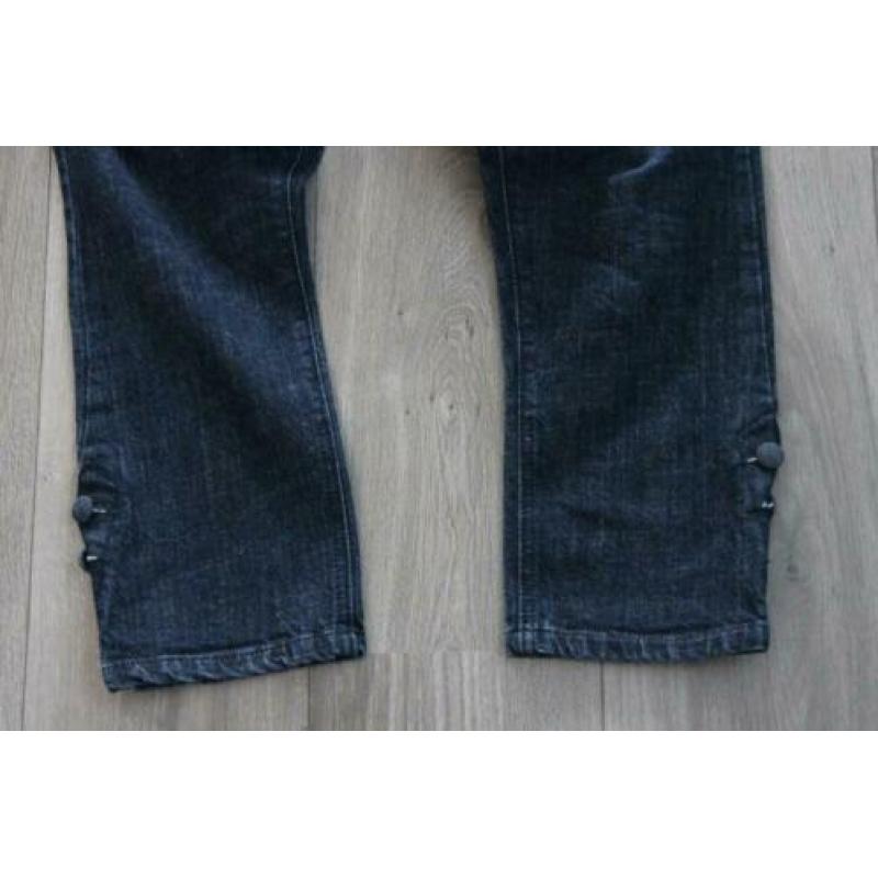 Blauw kort dames broek NUMPH, maat M 38 (935)