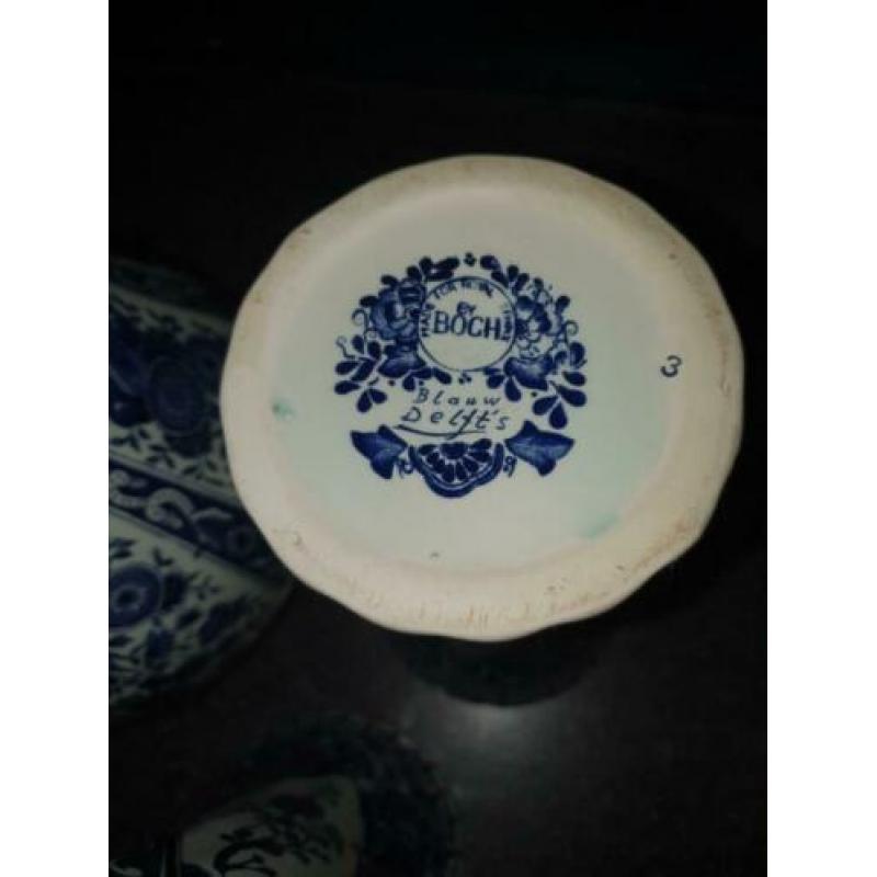 Kaststel delftsblauw 3delig