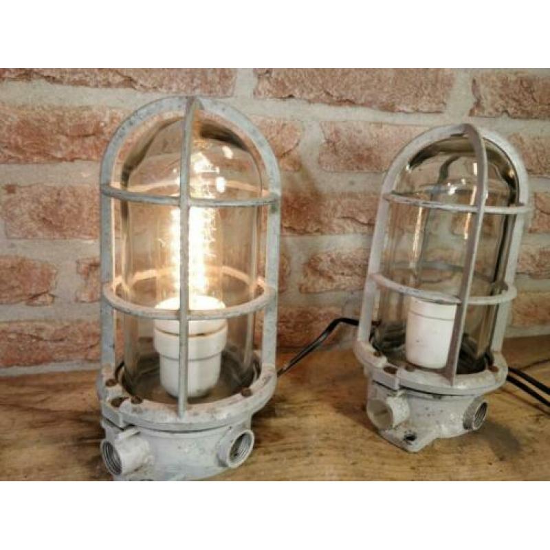 Industria Rotterdam bulley, kooilamp, scheepslamp