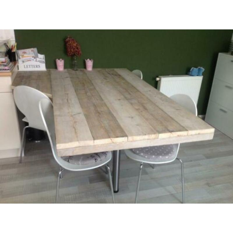 Steigerhouten tuin/eettafel steigerhouten meubels
