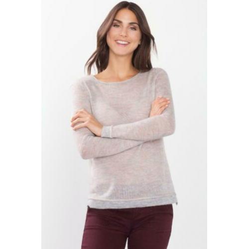 Esprit lavender kleur trui sweater pullover wolmix mohair M
