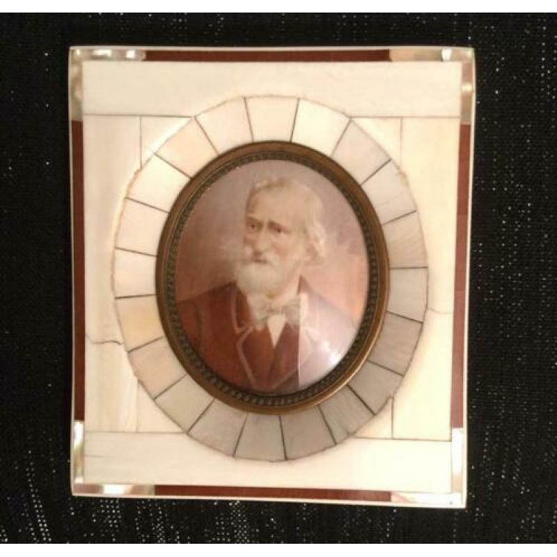Ivoor schilderijtje ca 1900