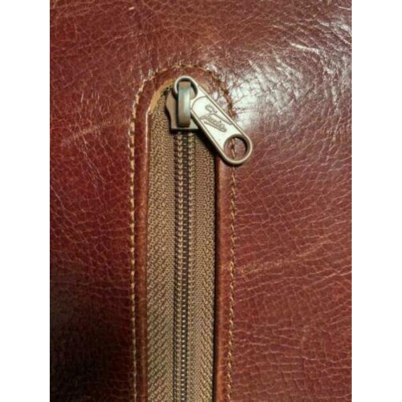 Lederen sleeve Texier