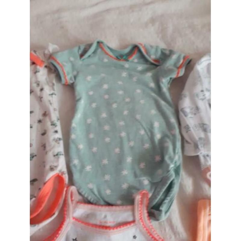 7 rompers maat 62/68