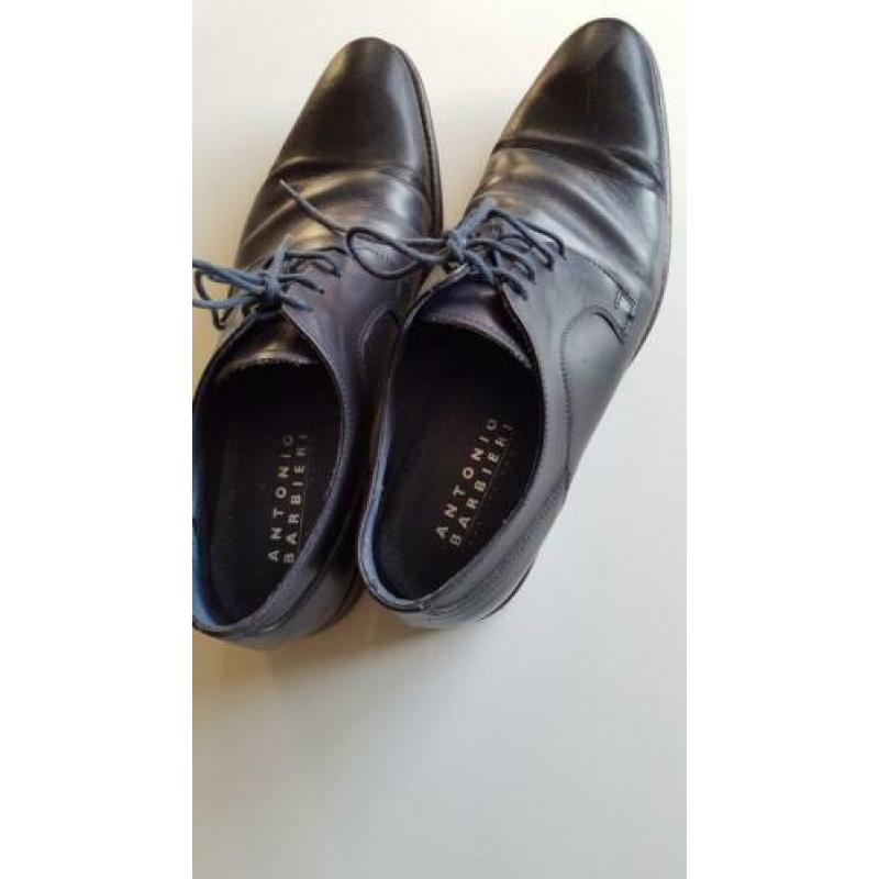 Herenschoenen leer 41 blauw