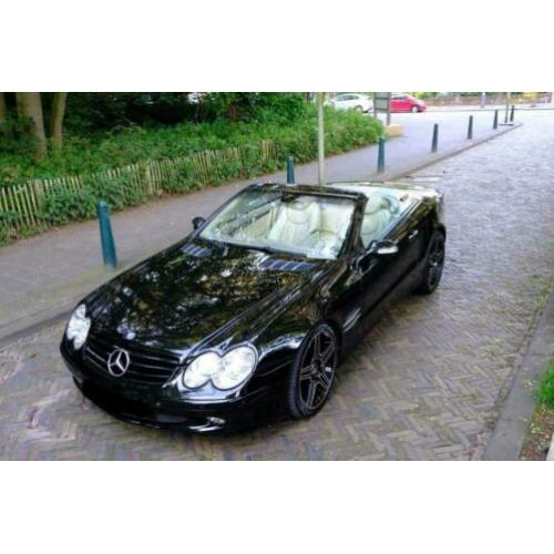 Mercedes SL-Klasse 3.7 Sl350 Roadster AUT 2003 Zwart