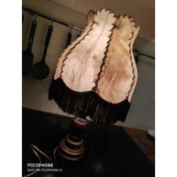 Unieke vintage / retro tafellamp antieke lamp