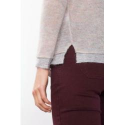 Esprit lavender kleur trui sweater pullover wolmix mohair M