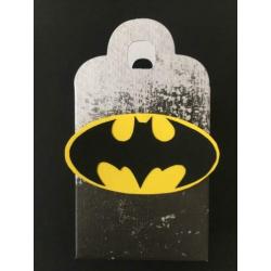 Batmanlogo voor traktatie, versiering of (naam)slinger