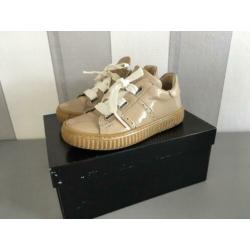 - Simone Mathieu - sneakers schoenen mt 31 beige leer Omoda