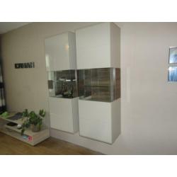 2X Zwevend model wandmeubels - Hoogglans Kashmir